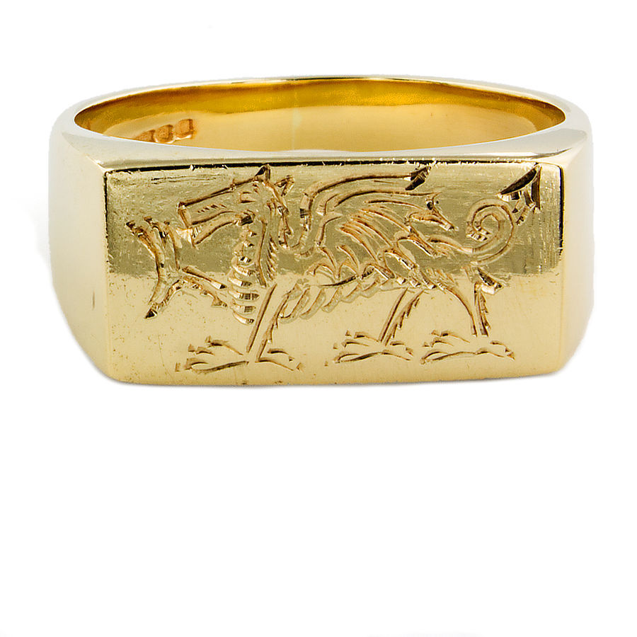 Dragon on sale engraved ring